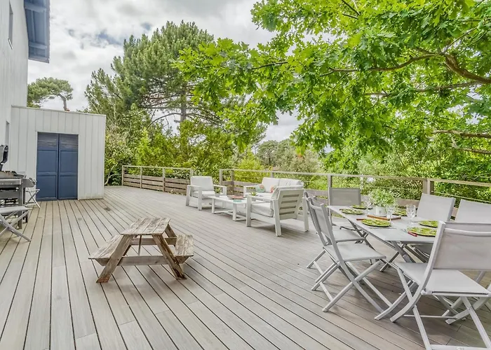 Le Deck - Grande Maison Familliale Proche 펜션 아르카숑